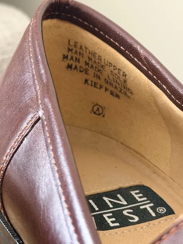 Nine West Brown Leather Loafers - Image 3