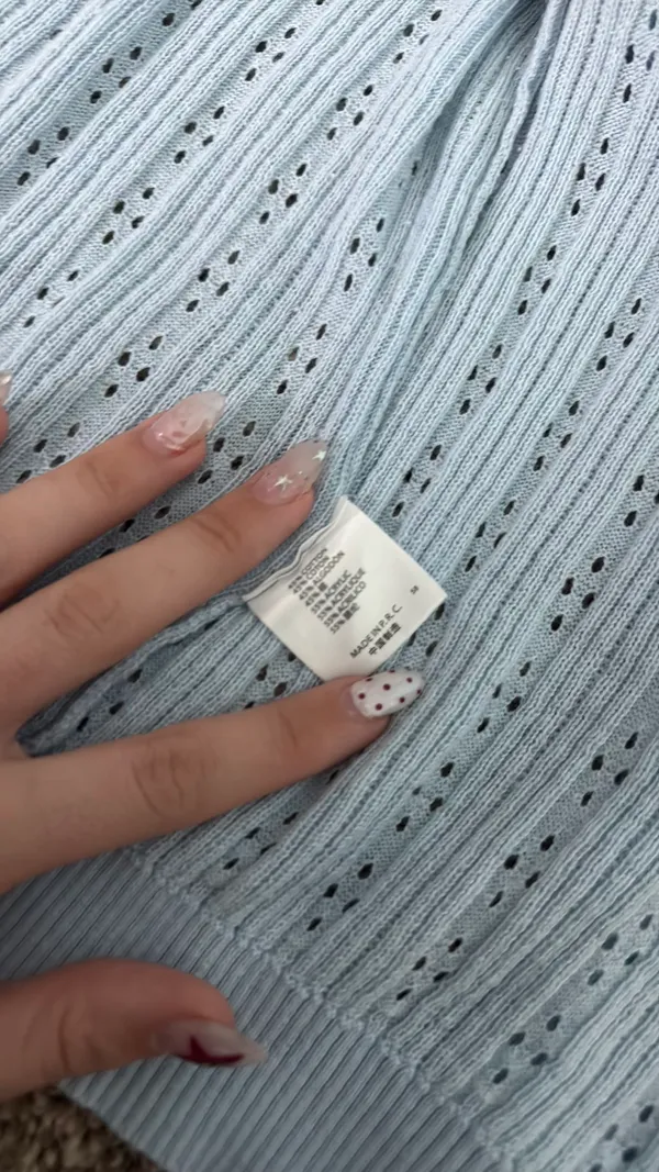Sky Blue Brandy Melville Cardigan - Image 5