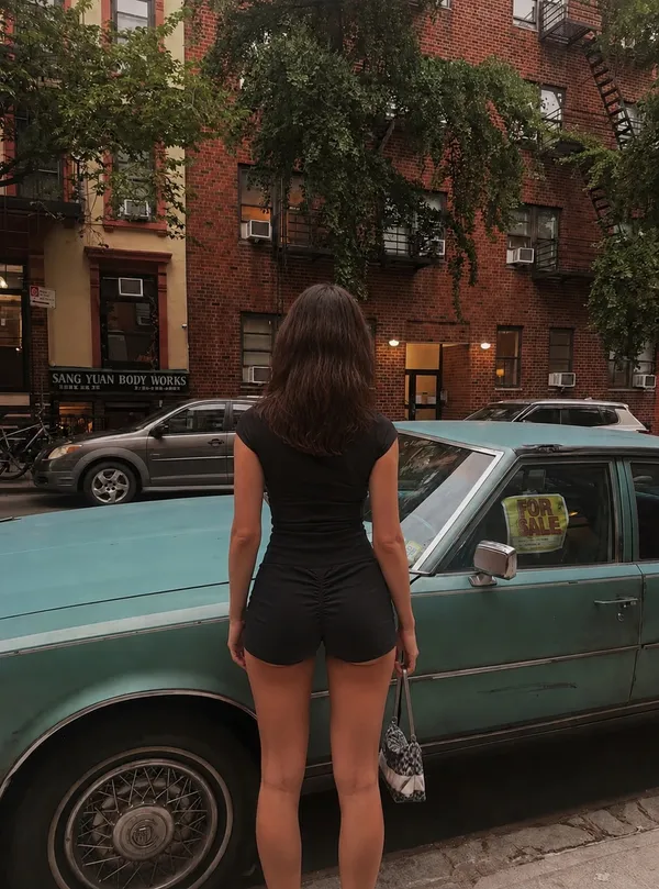 Seamless Scrunch Butt High Waisted Athletic Shorts Black - Image 2