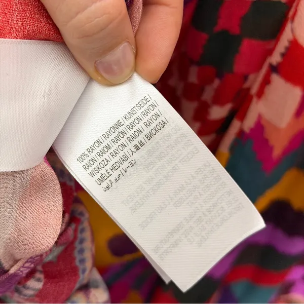 Farm Rio Anthropologie Long Sleeve Mini‎ Dress - Image 9