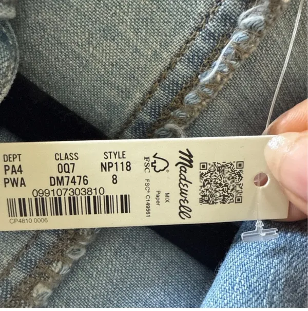Madewell Denim Boxy Shirtdress - Image 4