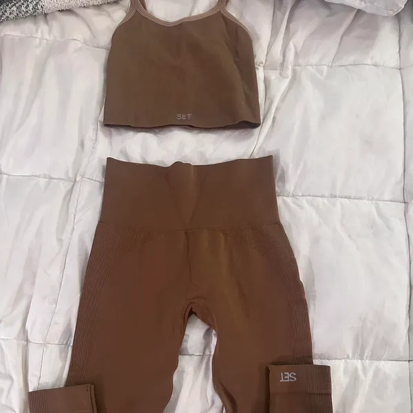 Set Active brown workout set - Image 3