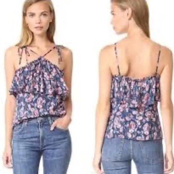 Rebecca Taylor Silk Blend “Tea Rose” Tank - Image 2