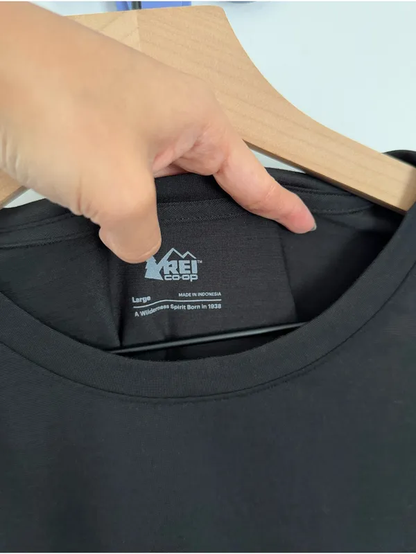 Rei Coop Women’s Large Short Sleeve Tee Crew Relaxed Boxy Fit Outdoor Hike Trail - Image 3