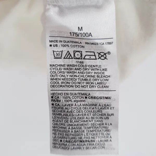 Old Navy Snoopy T-Shirt Womens Medium White Cotton Have A Nice Day Graphic Print - Image 3