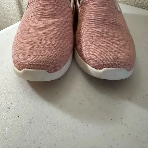 Lands'‎ End Slip On Sneakers Womens 9.5 Pink Comfort Step Knit Walking Shoes - Image 8