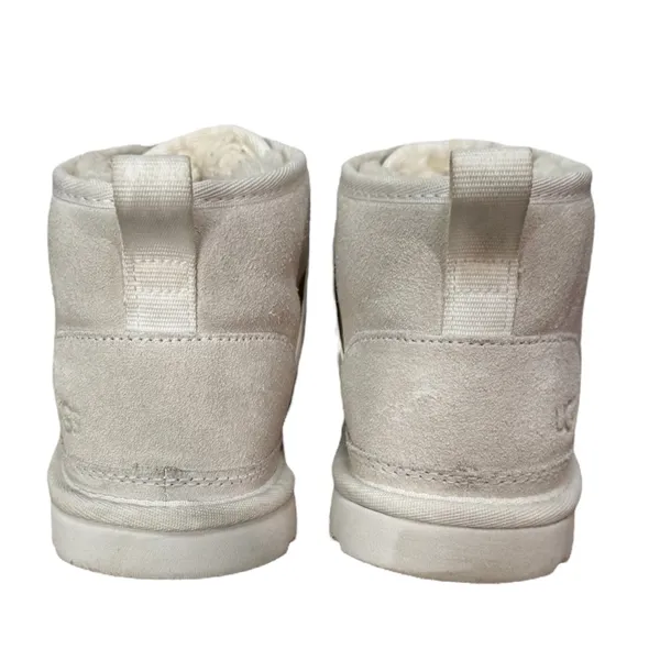 UGG White Neumel II Graphic Lined Ankle Boots With Box size 6 - Image 4