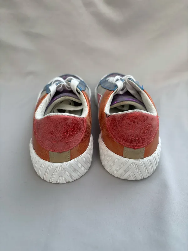 Blowfish Malibu Mens 8.5 Multicolor Colorblock Breathable Lace-Up Sneakers - Image 4