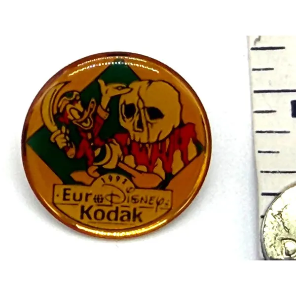 1992 Euro Disney Resort Kodak Official Sponsor Pin Donald Duck Pirate Adventurel - Image 2