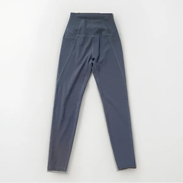 Wilo The Label Base Ribbed Legging Charcoal Gray Size Small Pockets Workout NWOT - Image 4