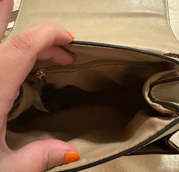 Beige Crossbody with Tassels Tan - Image 7