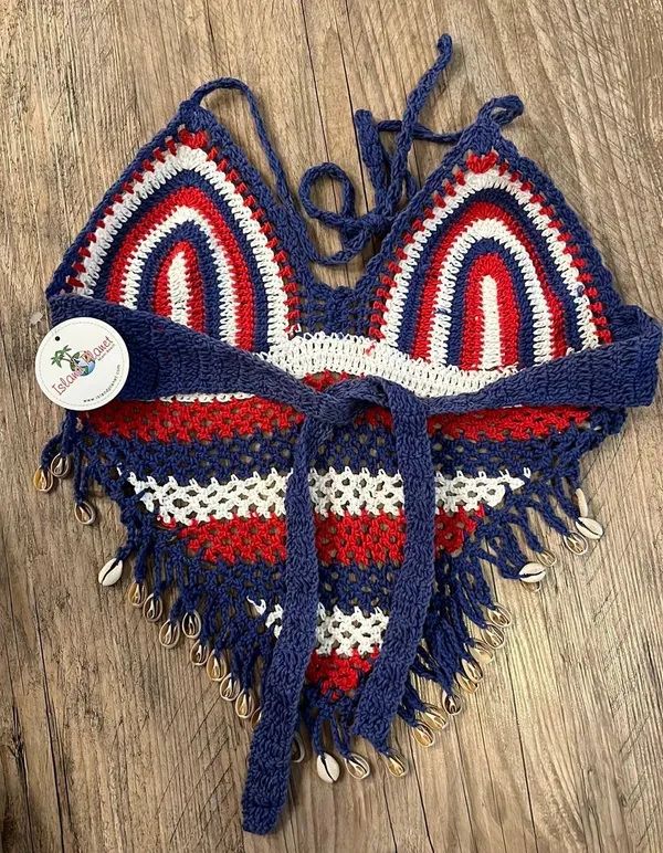 Island Planet Crochet Top - Image 2