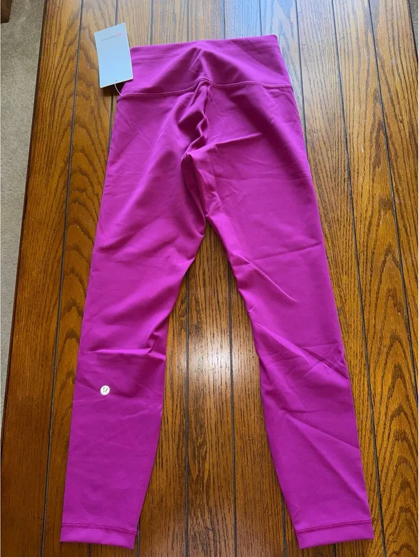 Lululemon Wunder Train High Rise 25” Magenta Purple Size 6 NWT - Image 3