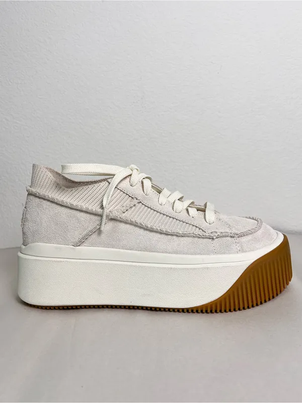 UGG EZ-Duzit Platform Sneakers White Women's 7.5 NWOT Lace Up Platform Shoes - Image 7