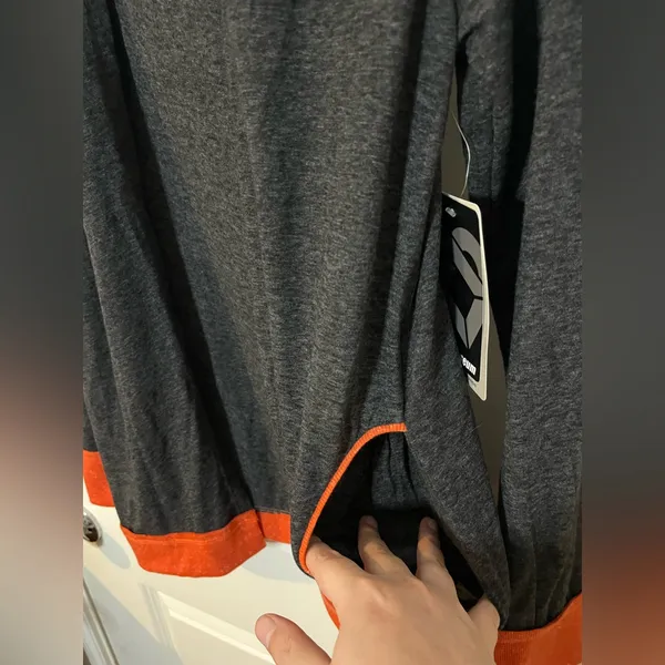 Colosseum NWT Charcoal Oklahoma State Cowboys Steeplechase Hooded Cardigan Sz M - Image 11