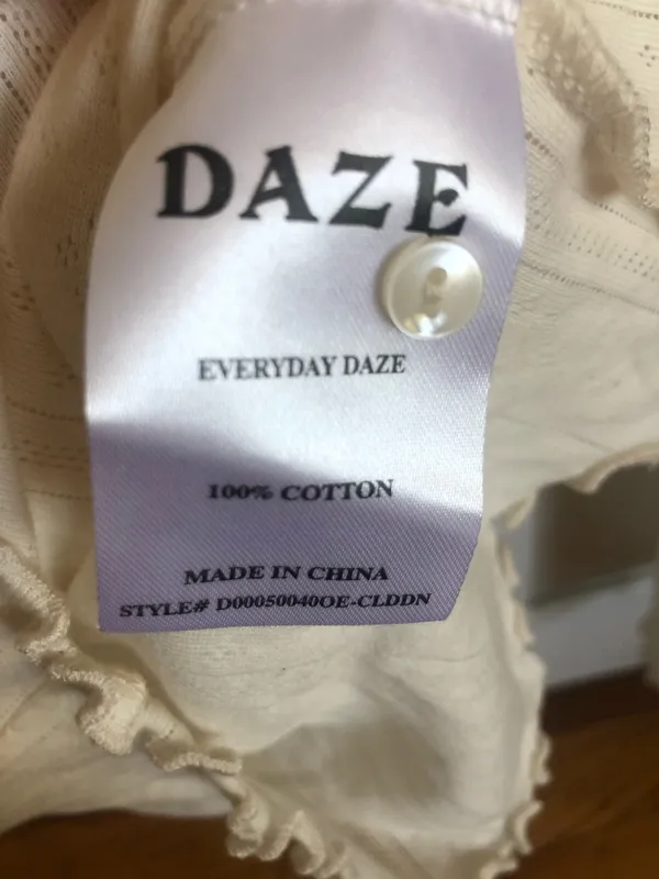 Daze Long Sleeve White - Image 4