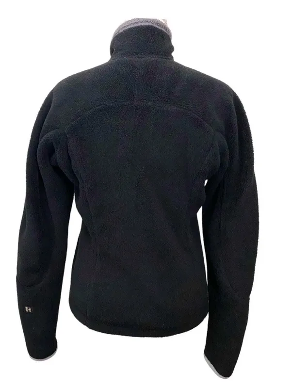 Patagonia Vintage Black Full-Zip Polar Fleece Jacket - Size Medium - Image 2