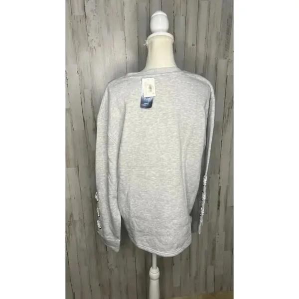 NWT‎ Women's Large NHL Washington Capitals Long-Sleeve Sweatshirt Heather Gray - Image 4
