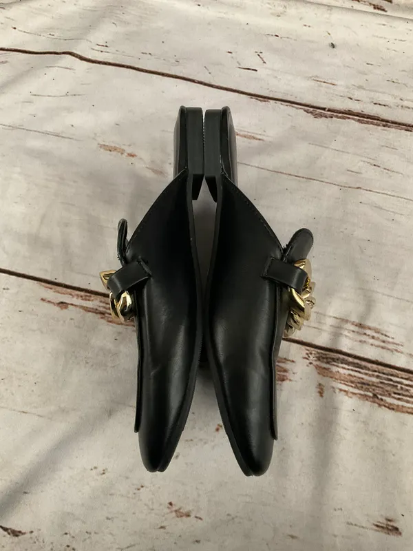 Nicole Miller FAUX LEATHER APPLIE MULES - Image 2