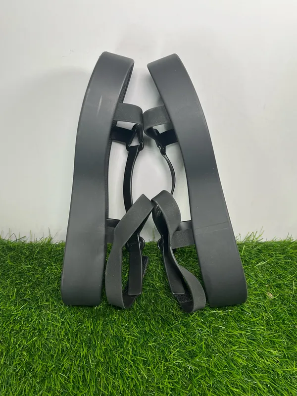 Melissa Platform Sandals Black Adjustable Straps Size 10 US Excellent Condition - Image 3