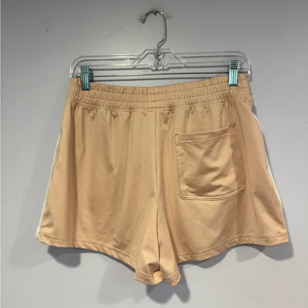 Pink and‎ white aerie sweat shorts - Image 3