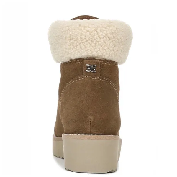 Sam Edelman Franc Lace-up Round-toe Hiker Ankle Boot TOFEE - Image 8