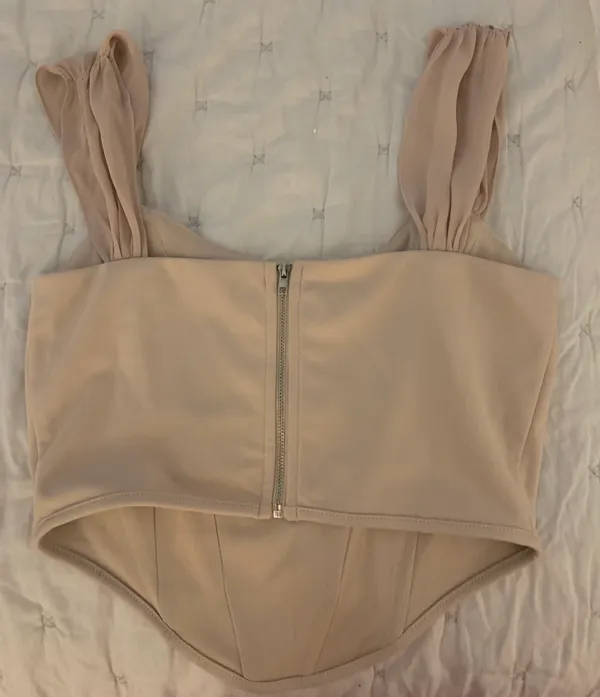Beige corset top - Image 2