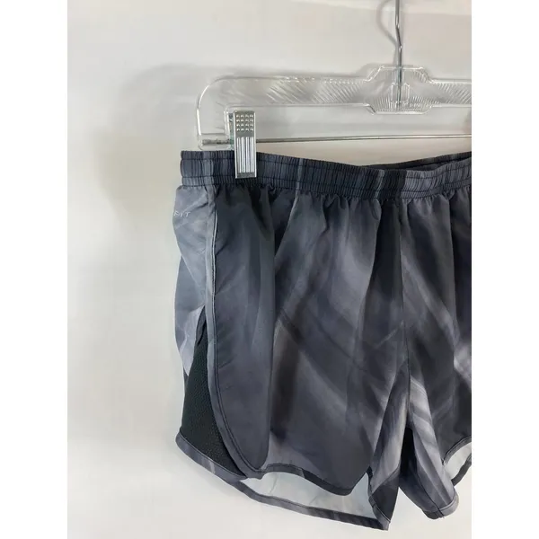 Nike Dri Fit Running Shorts grey black pattern size medium - Image 2