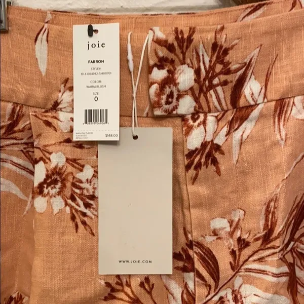 Joie NWT Farrow Linen Shorts - Image 9