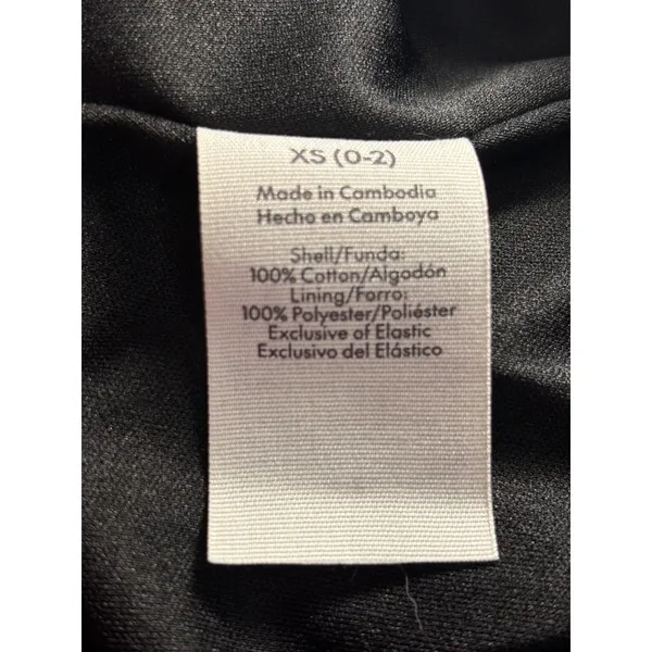 No Boundaries Black Babydoll Mini Dress Keyhole Tie Smocked‎ Back XS 0-2 - Image 9