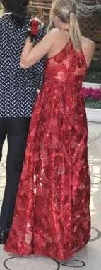 Windsor Red Floral Dress - Image 2