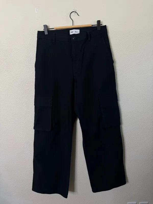 Aritzia Tna New Highway Cargo Pant‎ Black Womens Size 8 - Image 5