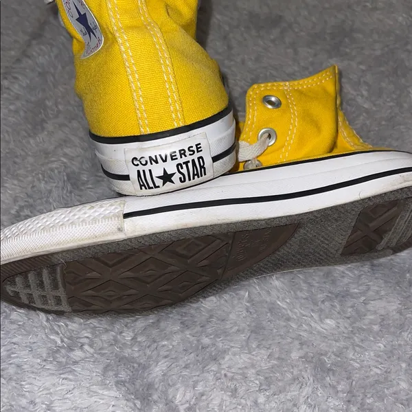 Converse Chuck Taylor All Star High Tops Yellow Unisex W6 / M4 - Image 9