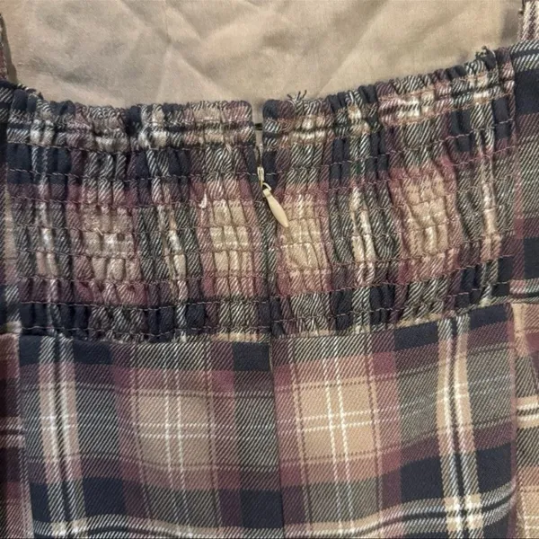 Aeropostale Plaid Scoop-Neck Slim Dress – NWT – Size Large - Image 7
