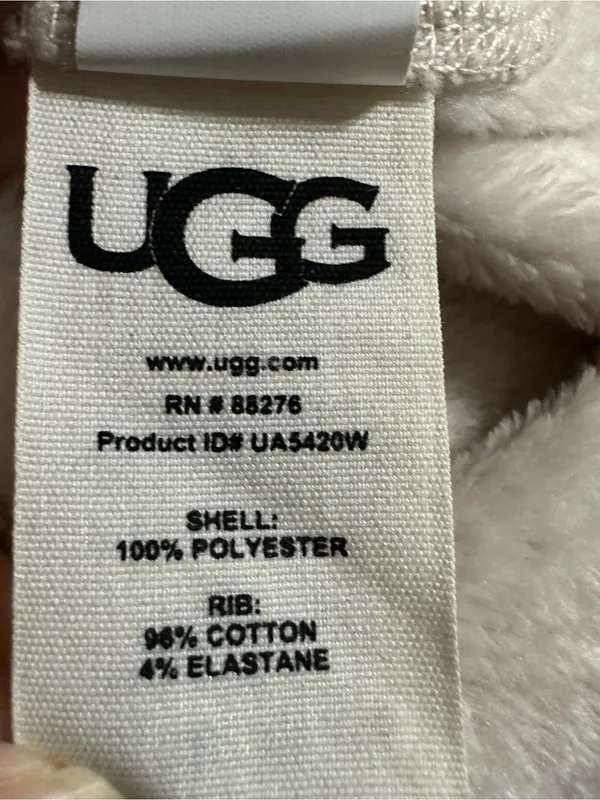 UGG Daisy Cozy Sweater Sweatshirt Fleece Cream Size Small NEW - Image 9