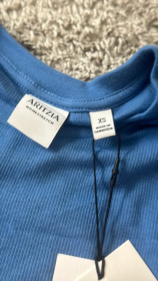 Aritzia homestretch ribbed crew tee - Image 2