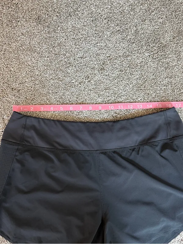 Athleta Run With It 3.5” Shorts Women’s L Black Lined Running Athletic - Image 6
