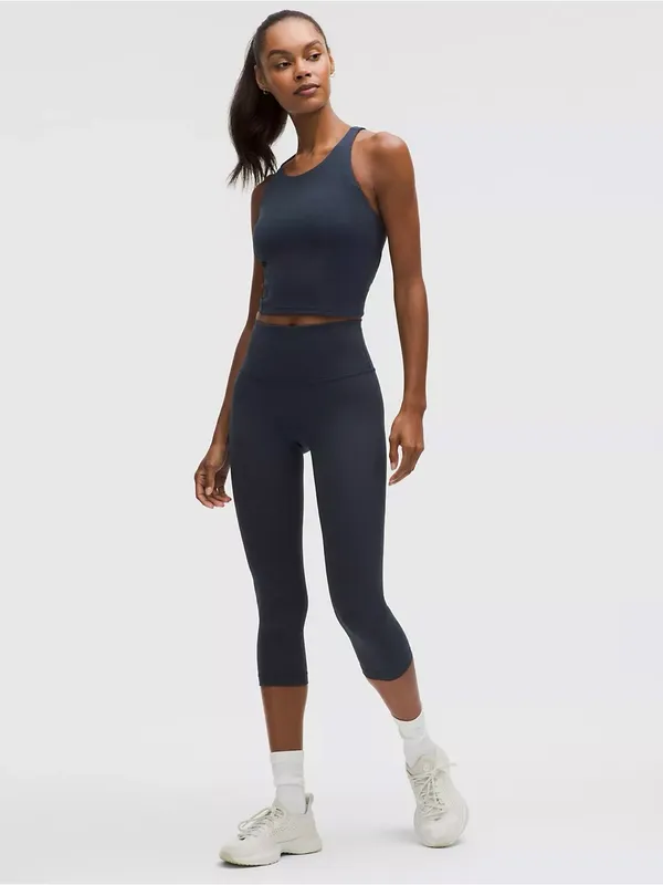 Lululemon Athletica Wunder Under Capri Cropped 21” Inseam Legging Gym Workout - Image 8