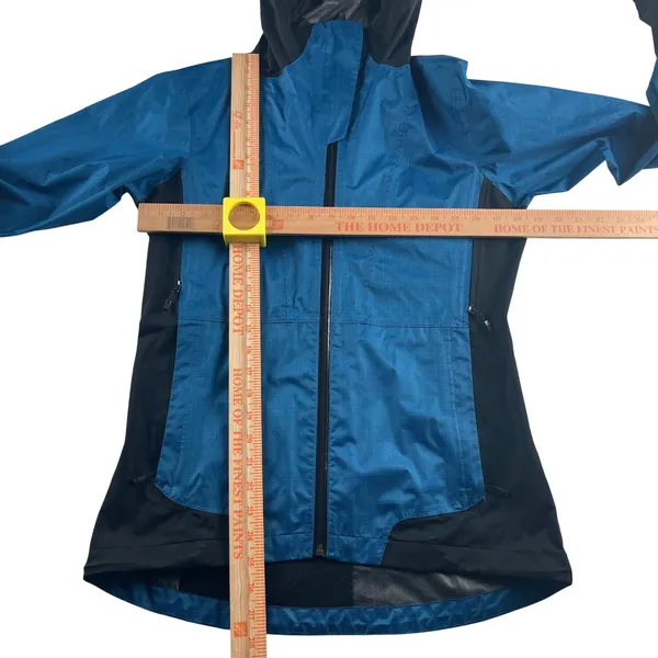 nau Women's Blue Black Lightweight Hooded Outdoor Jacket‎ Size S - Image 6