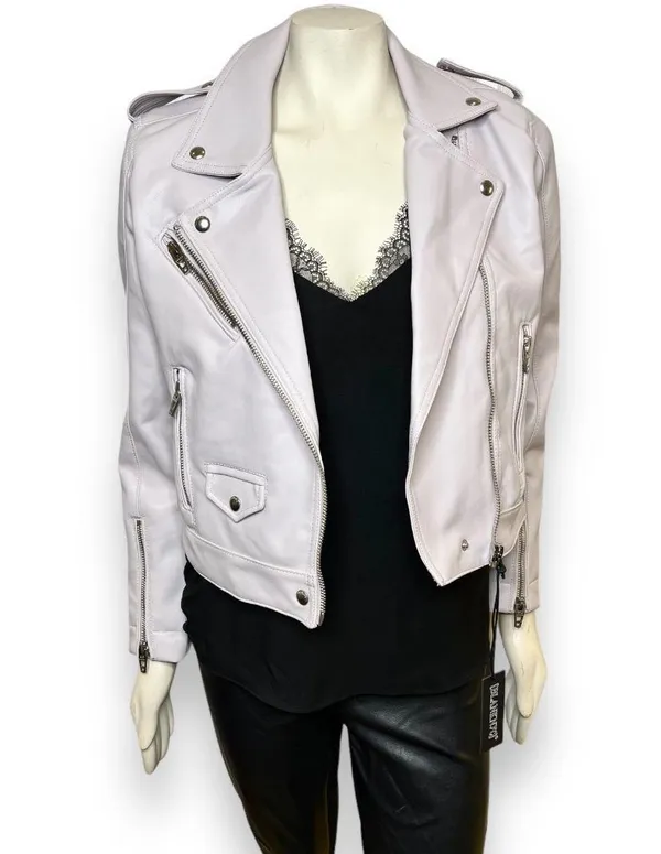 BLANKNYC | Pure Motivation Vegan Leather Moto Jacket w/ Quilting Stitch Small - Image 10
