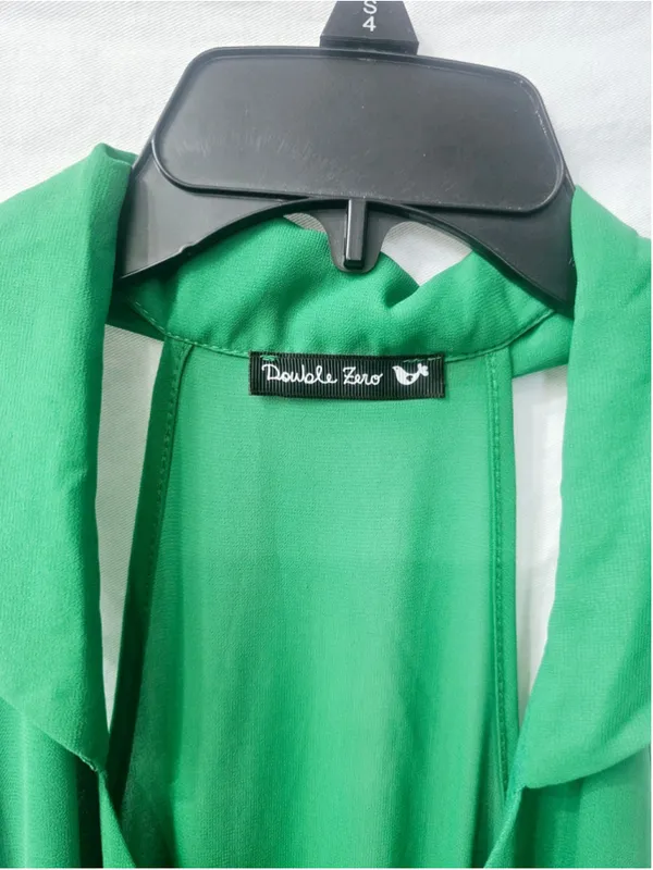 Double Zero Green Mini Dress Size 4 - Image 2