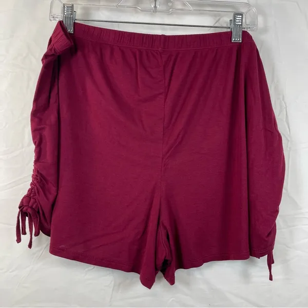 Adore me Laura Dark red knit top and short set SZ 2X - Image 8