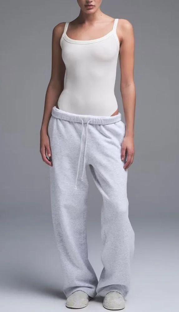 Skims Cotton Jersey Scoop Neck Bodysuit. Size Small. New Without Tags. - Image 3