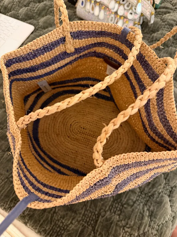 J.Crew Beach Bag Straw - Image 2