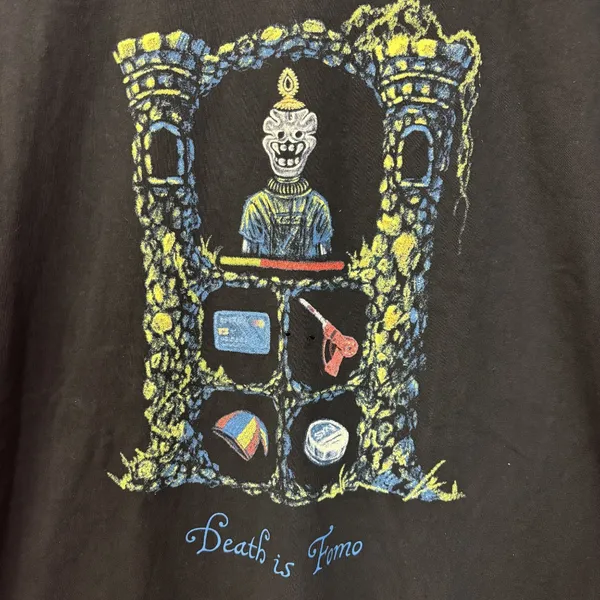Noel Miller Death is Fomo Black T-Shirt XL - Image 3