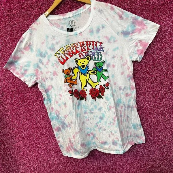 Grateful Dead Dancing Bears Women’s Rock tie dye 3X - Image 3
