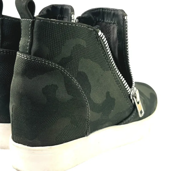 Steve Madden Wedgie Camo Platform Sneaker Bootie High Top Wedge Womens‎ 7M - Image 8