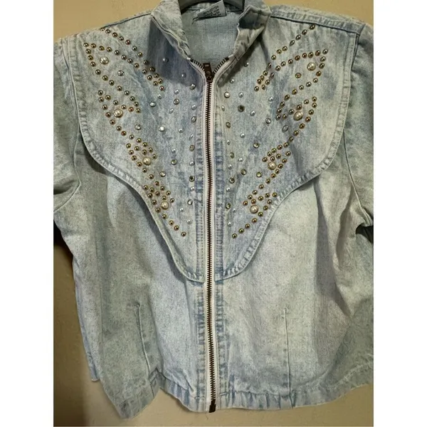 Vintage Rio 80’s jacket Blue - Image 2