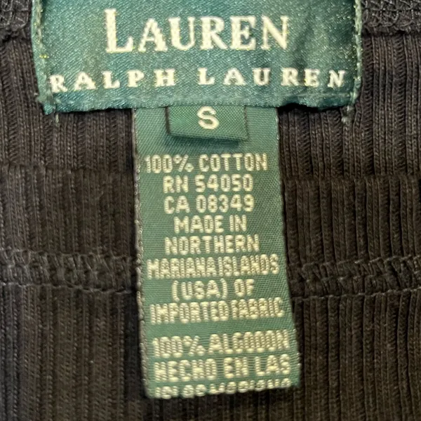 NWOT Ralp‎ Lauren 100% cotton Women's -Knit Cotton Polo Midi... - Image 4