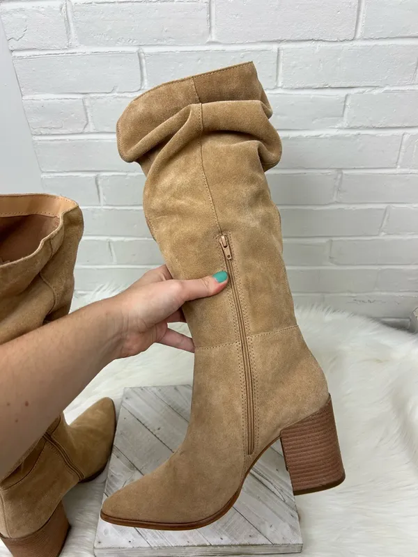 Steve Madden Haimi Leather Heeled Boots Size 8.5 - Image 9